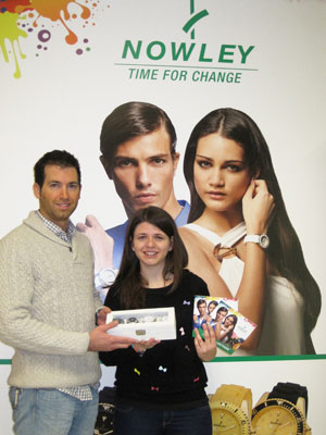 Marina Herrero Torras ganadora del sorteo de 4 relojes Nowley